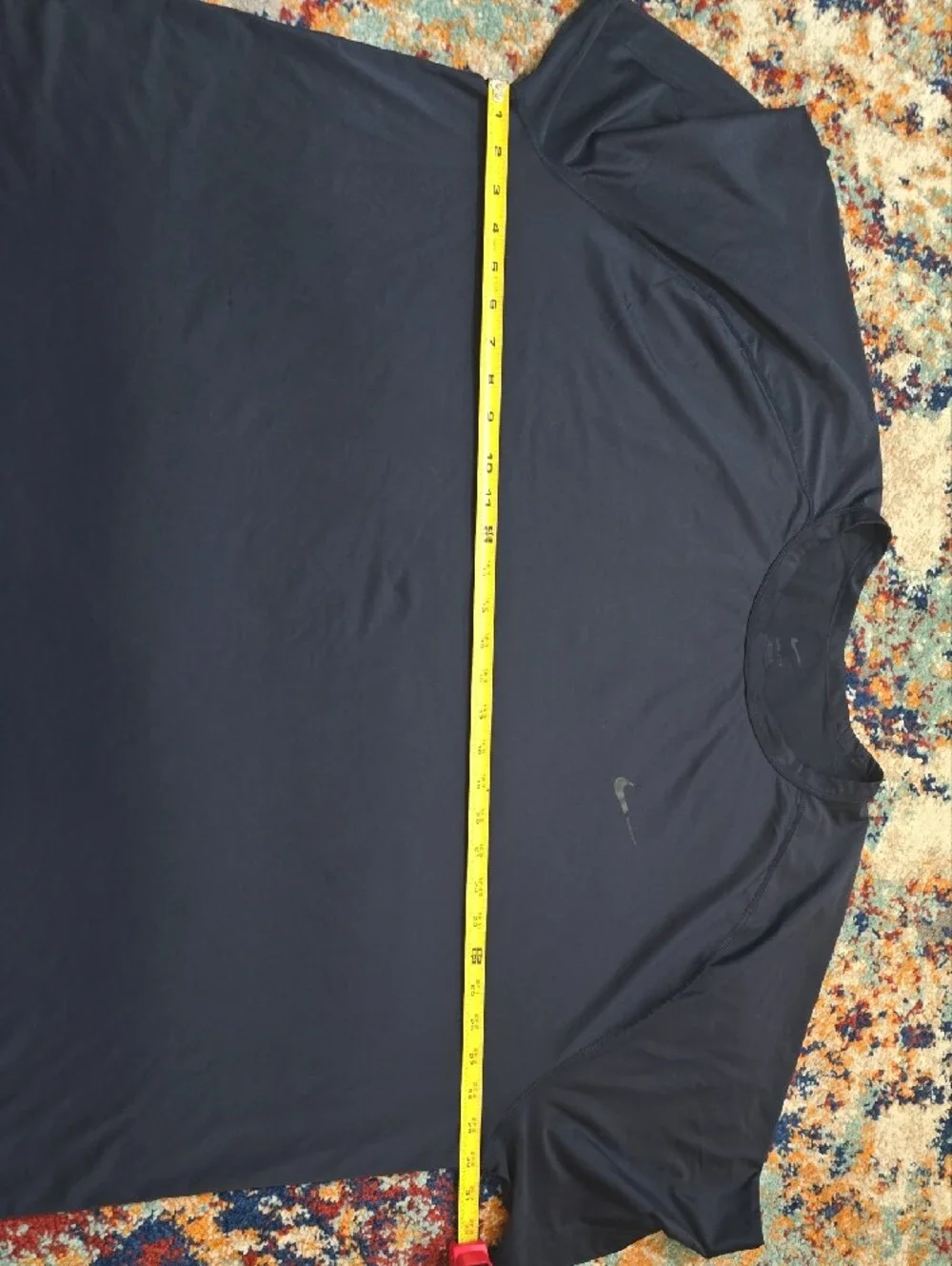 Nike Men's 4XL Navy Blue Dri-FIT Stretch Athletic Training Tee Shirt 4X